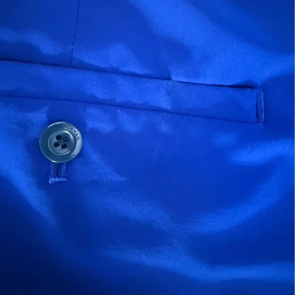 Attack Life by Greg Norman Blue Flat Front Shorts